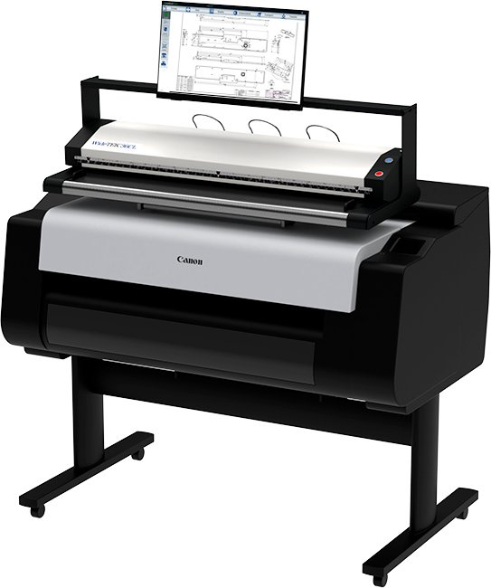  WideTEK 36CL-600 TM-Edition, с креплением для принтеров Canon TM